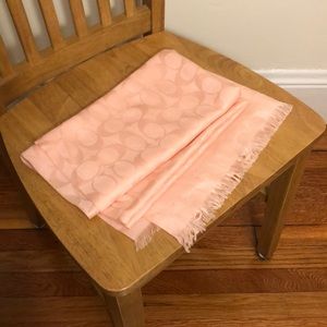Pink Coach Scarf